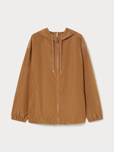 Светло-коричневый плащ MARINA RINALDI короткий: фото - Invogue