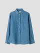Синя сорочка Róhe з льону: фото - Invogue