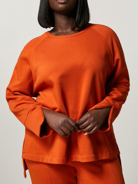 Оранжевый свитшот PERSONA: фото 1 - Invogue