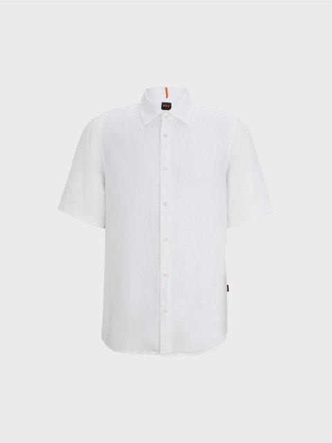 Белая рубашка BOSS: фото - Invogue