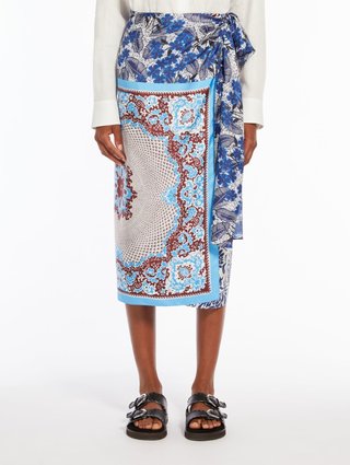 Юбка WEEKEND MAX MARA из шелка: фото 1 - Invogue