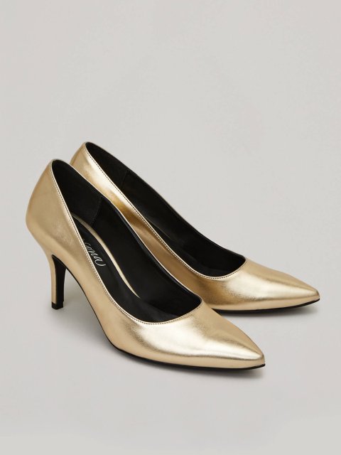 Золотые туфли PERSONA: фото 1 - Invogue