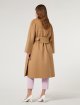 Темно-бежевое пальто Marina Rinaldi двубортное: фото 2 - Invogue