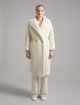 Белое пальто Max Mara из шерсти альпаки: фото 1 - Invogue