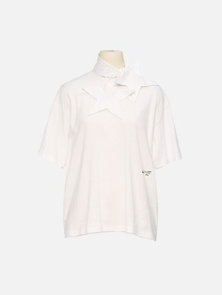 Белая футболка Pushbutton из хлопка: фото - Invogue