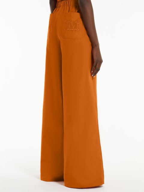 Оранжевые брюки MAX MARA: фото 2 - Invogue