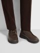 Темно-коричневі черевики ZEGNA зі шкіри: фото 1 - Invogue