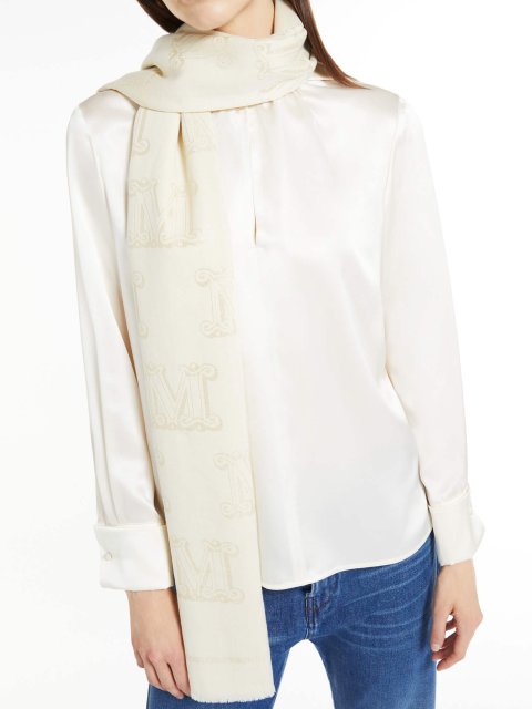 Молочний шарф MAX MARA : фото 2 - Invogue