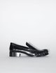 Черные лоферы Acne Studios из кожи: фото - Invogue