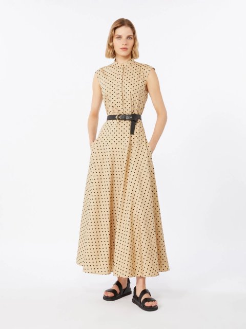 Принт горох сукня Max Mara з бавовни: фото 1 - Invogue