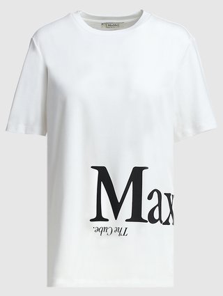 Белая футболка MAX MARA: фото - Invogue