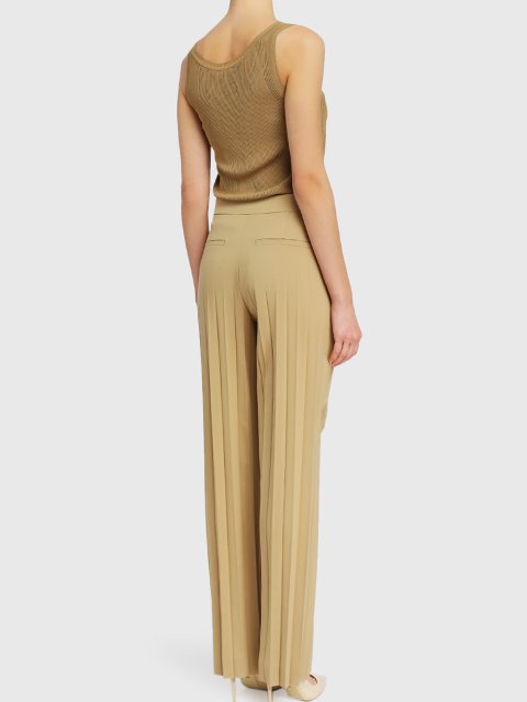 Бежеві брюки SPORTMAX : фото 2 - Invogue