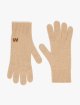 Бежевые перчатки Weekend Accessories из кашемира: фото - Invogue