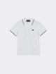 Поло из эластичного пике Emporio Armani Kids: фото - Invogue