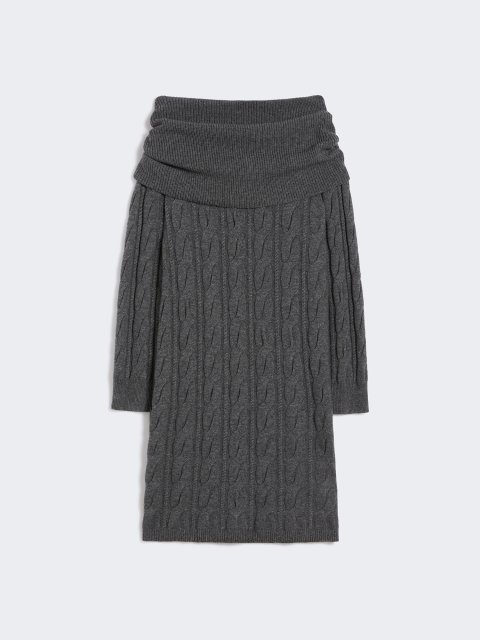 Темно-сіра сукня MAX MARA з вовни та кашеміру: фото - Invogue