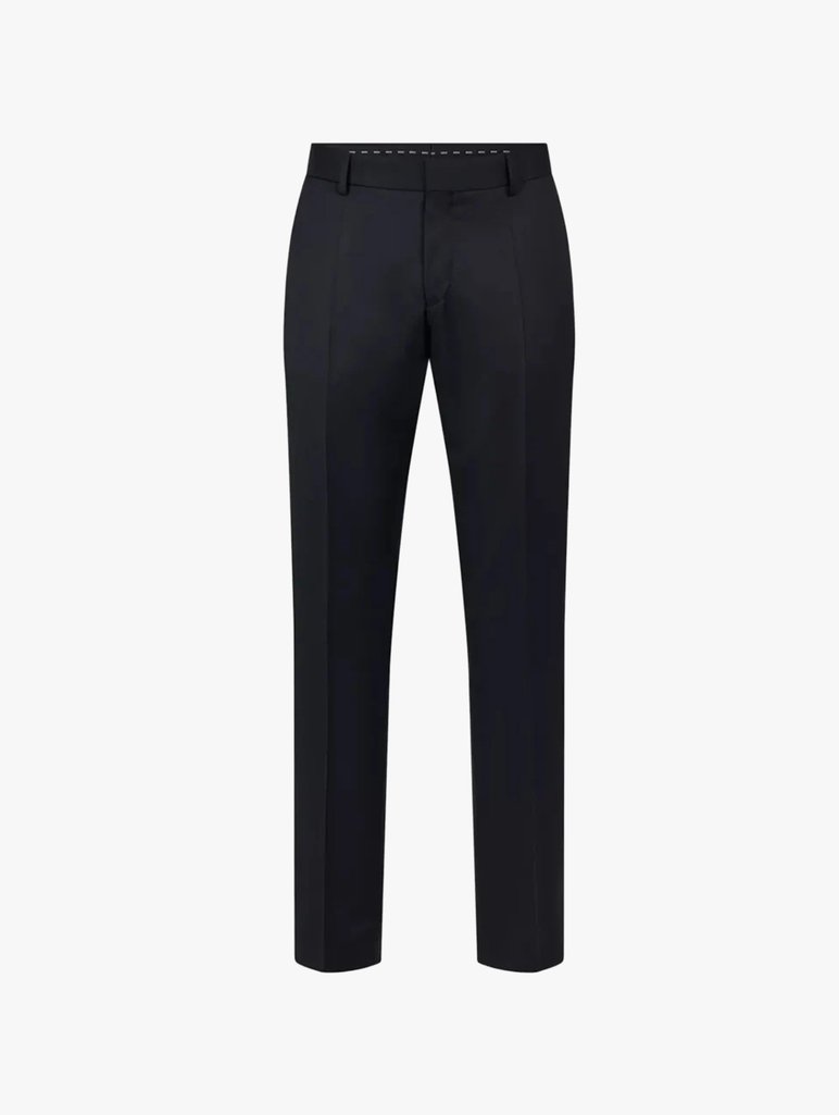 Черные брюки BOSS из шерсти: фото - Invogue