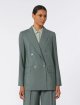Темно-зелений жакет Max Mara з вовни та шовку: фото 2 - Invogue