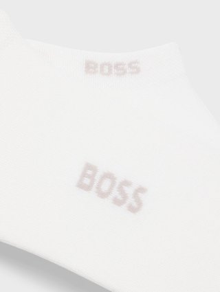 Набір з двох пар шкарпеток BOSS білого кольору: фото 1 - Invogue