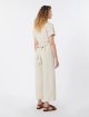 Бежевий комбінезон Weekend Max Mara з віскози та льону: фото 2 - Invogue