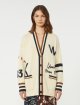 Бежевий кардиган WEEKEND MAX MARA з суміші бавовни: фото 2 - Invogue