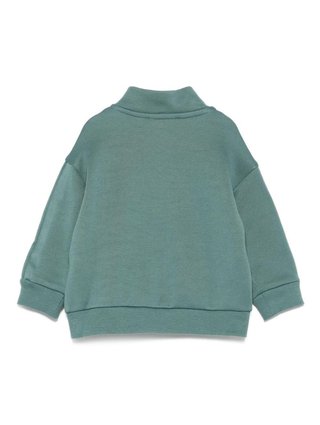 Изумрудная кофта, брюки EMPORIO ARMANI KIDS из хлопка: фото 1 - Invogue