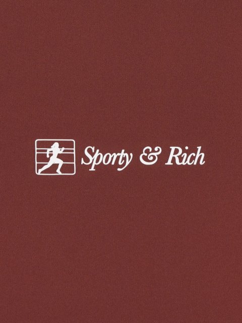 Бордовий топ SPORTY&RICH : фото 3 - Invogue