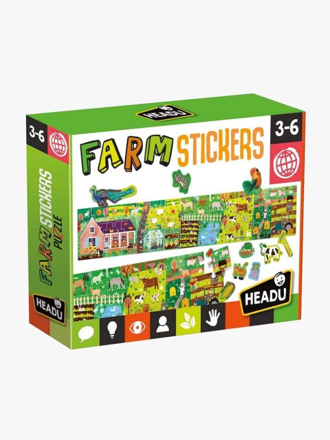 Розвиваючий пазл з наліпками "Ферма" Благодійність Daniel (58401): фото - Invogue