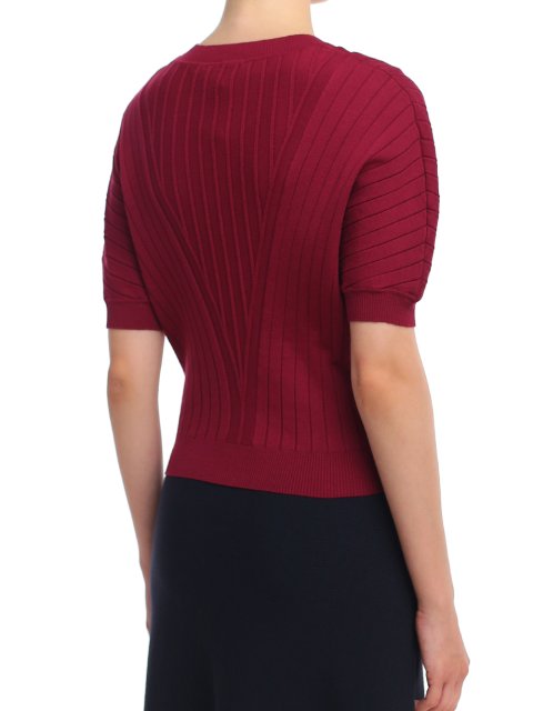 Бордовый свитер MAX&CO: фото 3 - Invogue