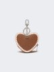 Коричневий брелок WEEKEND ACCESSORIES зі шкіри: фото 2 - Invogue