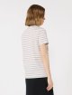 Бежева футболка в смужку Max Mara з бавовни: фото 3 - Invogue