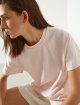Рожева футболка Max&Co з бавовни та льону: фото 4 - Invogue