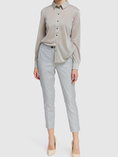 Серые брюки MARELLA: фото 1 - Invogue