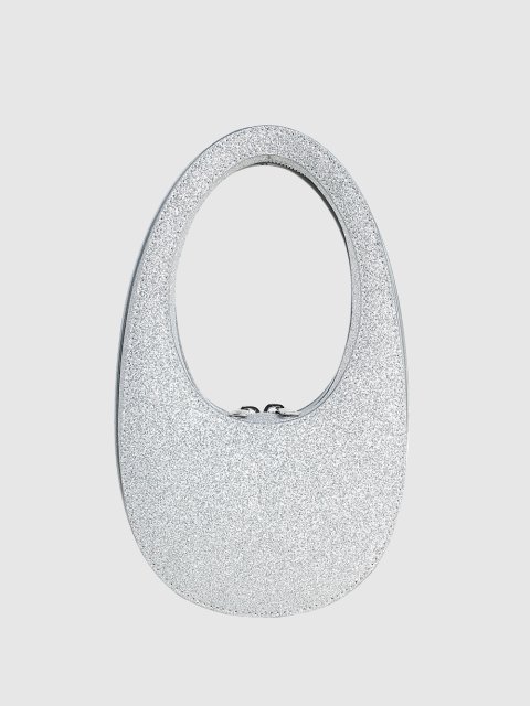 Серебристая сумка COPERNI: фото 1 - Invogue