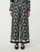 Темно-синие брюки WEEKEND MAX MARA из чистого шелка: фото 2 - Invogue