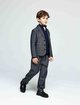 Сині брюки Emporio Armani з вовни та бавовни: фото 1 - Invogue