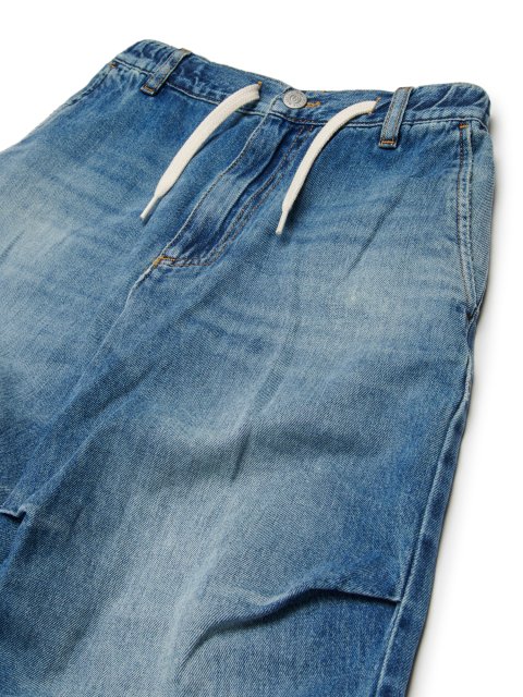 Джинси з синього деніму MM6 Maison Margiela з бавовни: фото 2 - Invogue