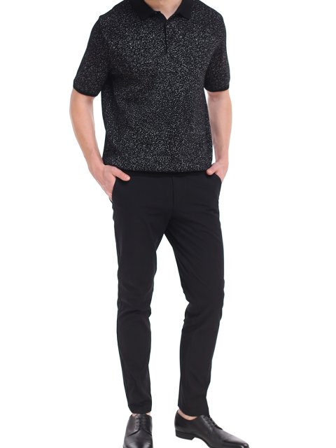 Чорне поло BOSS : фото 1 - Invogue