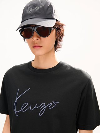 Черная футболка Kenzo из хлопка: фото 4 - Invogue