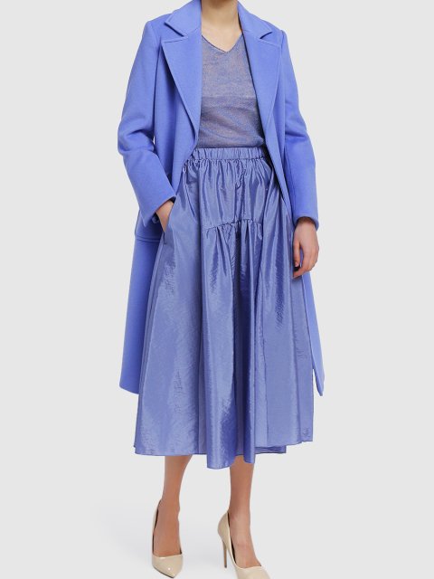 Синее  пальто MAX&CO: фото 1 - Invogue