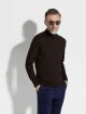 Темно-коричневий светр ZEGNA з кашеміру та шовку: фото 3 - Invogue