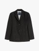Чорний жакет Max Mara з щільного льону: фото - Invogue
