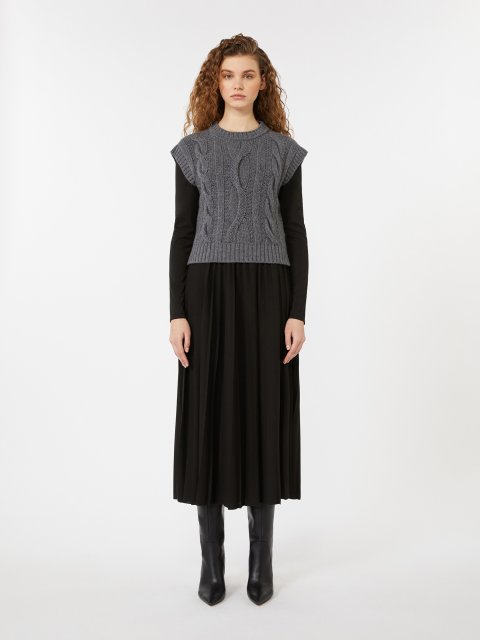 Сукня WEEKEND MAX MARA з джерсі та вовни: фото 2 - Invogue
