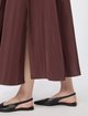 Бордова плісирована спідниця Max Mara з тафти: фото 4 - Invogue