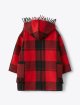 Красное пальто IL GUFO в клетку: фото 1 - Invogue