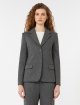 Сірий жакет WEEKEND MAX MARA з суміші бавовни та вовни: фото 2 - Invogue