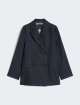 Темно-синій жакет MAX MARA з деніму: фото - Invogue
