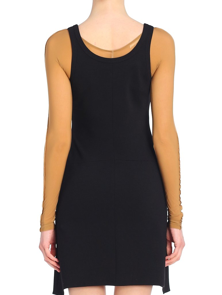 Чёрное платье HELMUT LANG: фото 4 - Invogue