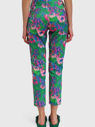 Зелені брюки WEEKEND MAX MARA: фото 4 - Invogue