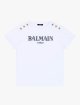 Біла футболка BALMAIN KIDS з логотипом: фото - Invogue