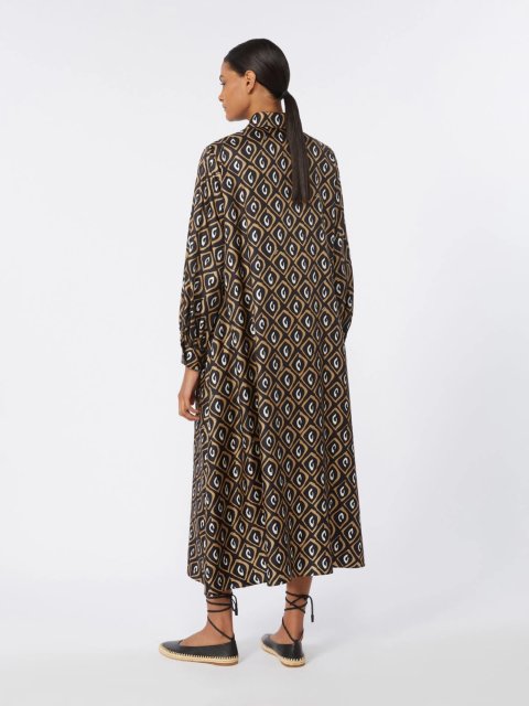 Чорна сукня Max Mara з шовку: фото 3 - Invogue